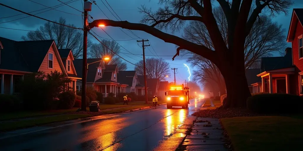 Supporting image for Severe Storms Trigger Power Outages New Jersey, Philadelphia Areas